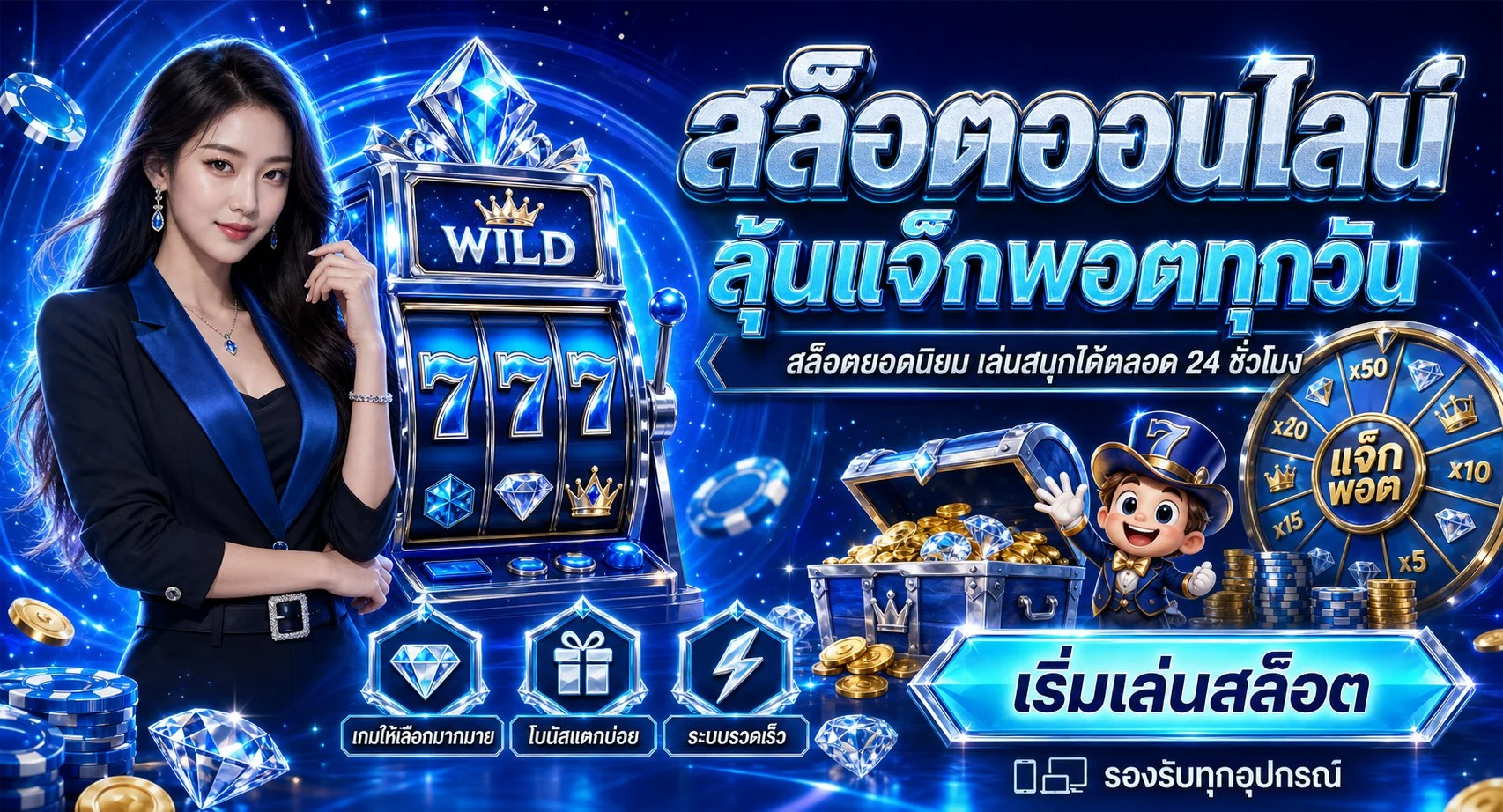 เกมสล็อตและคาสิโนออนไลน์ BCITY89 รวมค่ายดังครบจบที่เดียว